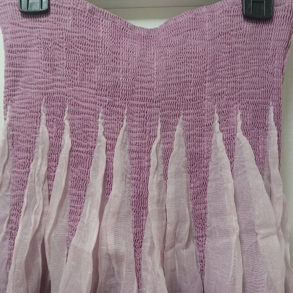 Lapis Purple Strapless Dress or Maxi Skirt - Picture 3 of 4